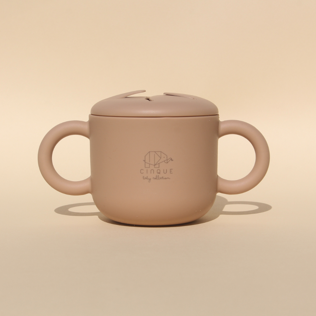 2in1 Straw Cup Khaki
