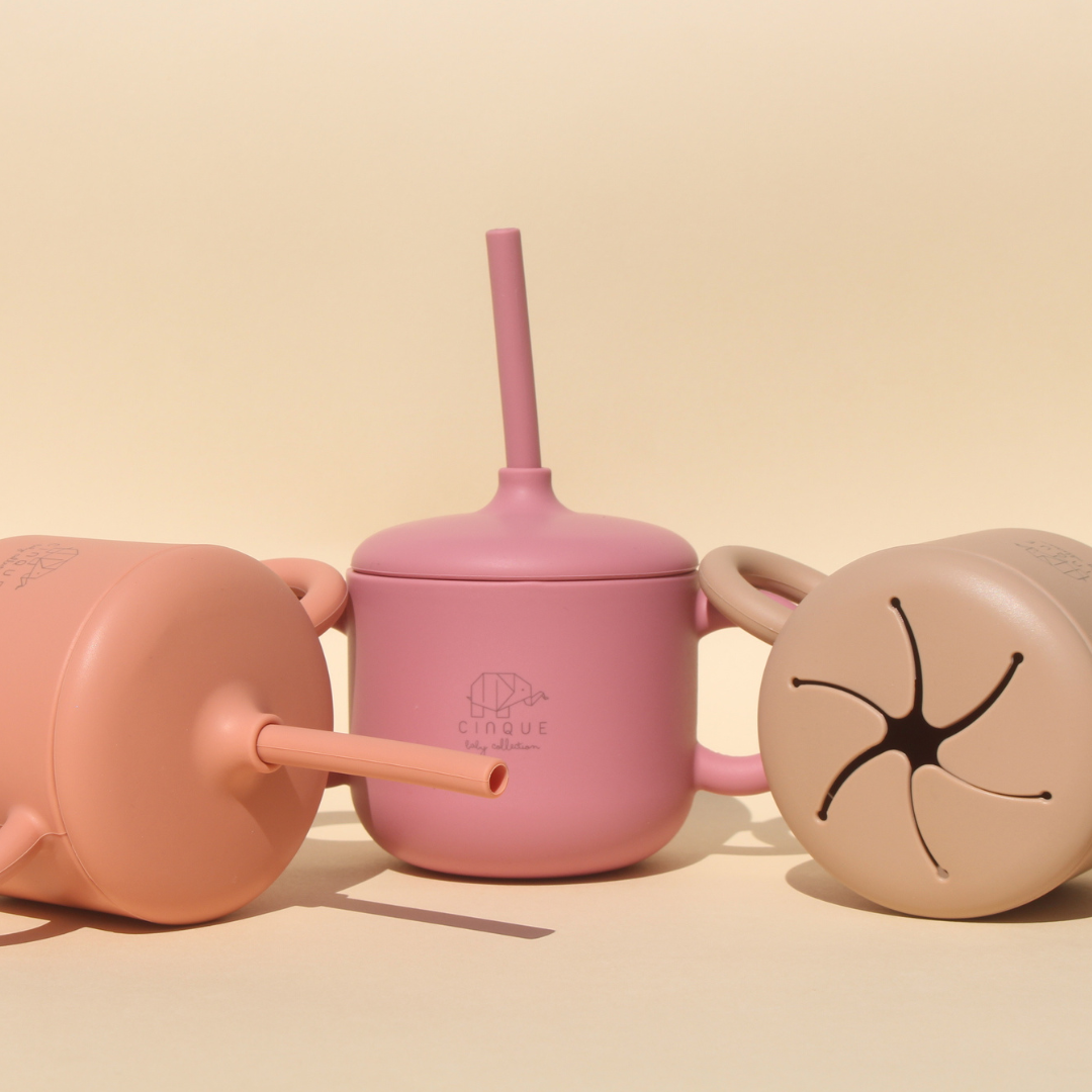 2in1 Straw Cup Apricot