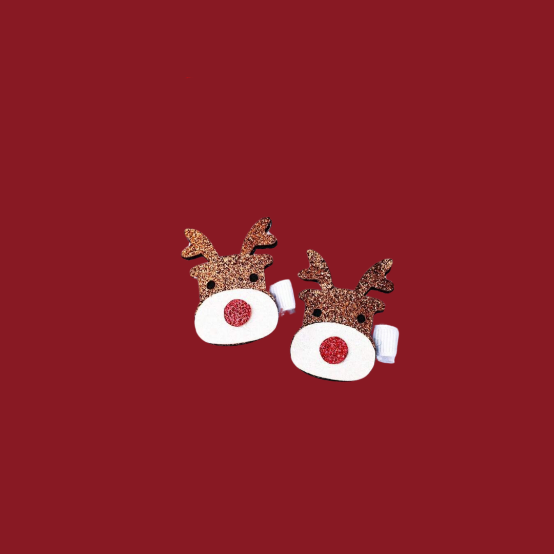 Glitter Rudolph