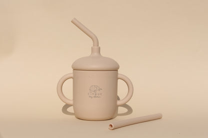 Straw Cup Beige